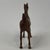 VTG Carved Wood 4" Saddle Bred Horse Weanling 3d Equine Folk Art Grand Walnut For Sale - Image 4 of 12