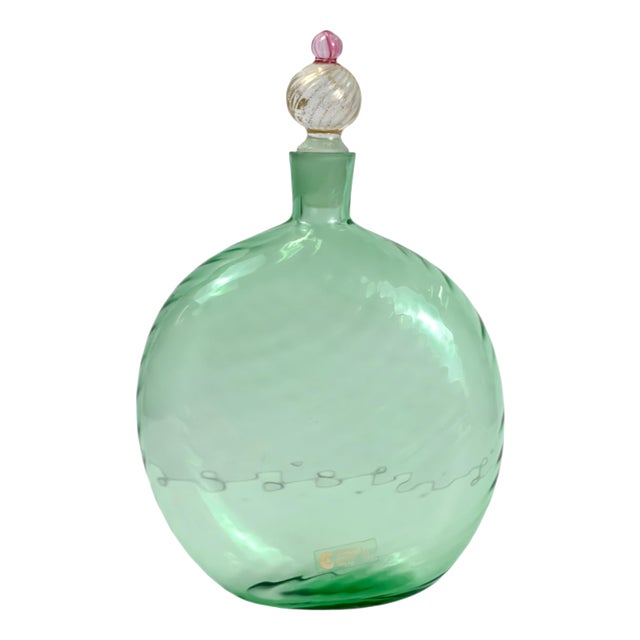 Murano Glass Decanter by Maurizio Albarelli for Cenedese & Albarelli, 1970s For Sale