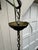 Vintage Five Arm Brass and Crystal Chandelier For Sale In New York - Image 6 of 9