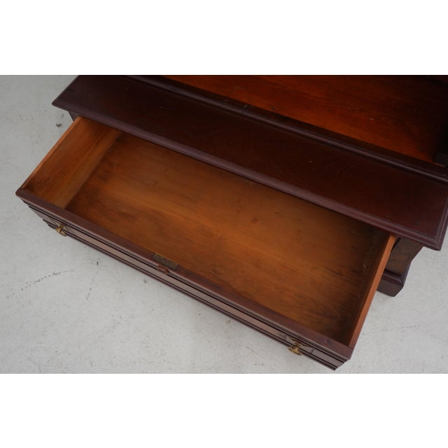 Victorian Restored Walnut 2 Door Bookcase Cabinet For Sale - Image 4 of 18