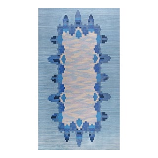Modern Swedish Flat Weave Wool Rug by Doris Leslie Blau For Sale