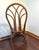Vintage Coastal Boho Rattan Fan-Back Side Chair For Sale - Image 9 of 17