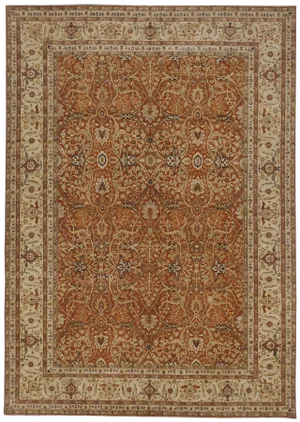 Hand Knotted Indian Rug - 9'10"x 13'10"