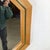 Late 20th Century Vintage Modern Faux Bamboo Octagonal Wall Mirror For Sale - Image 5 of 12