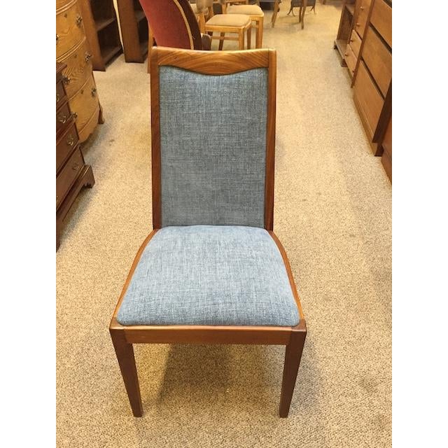 Brown Set of Six Teak Framed G-Plan Dining Chairs Mid Century Modern u.k. Import c.1960 For Sale - Image 8 of 9
