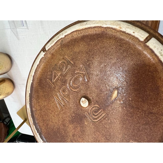 Up for consideration is a beautiful brown ceramic pottery catchall. This would look lovely in your home and it is a great...