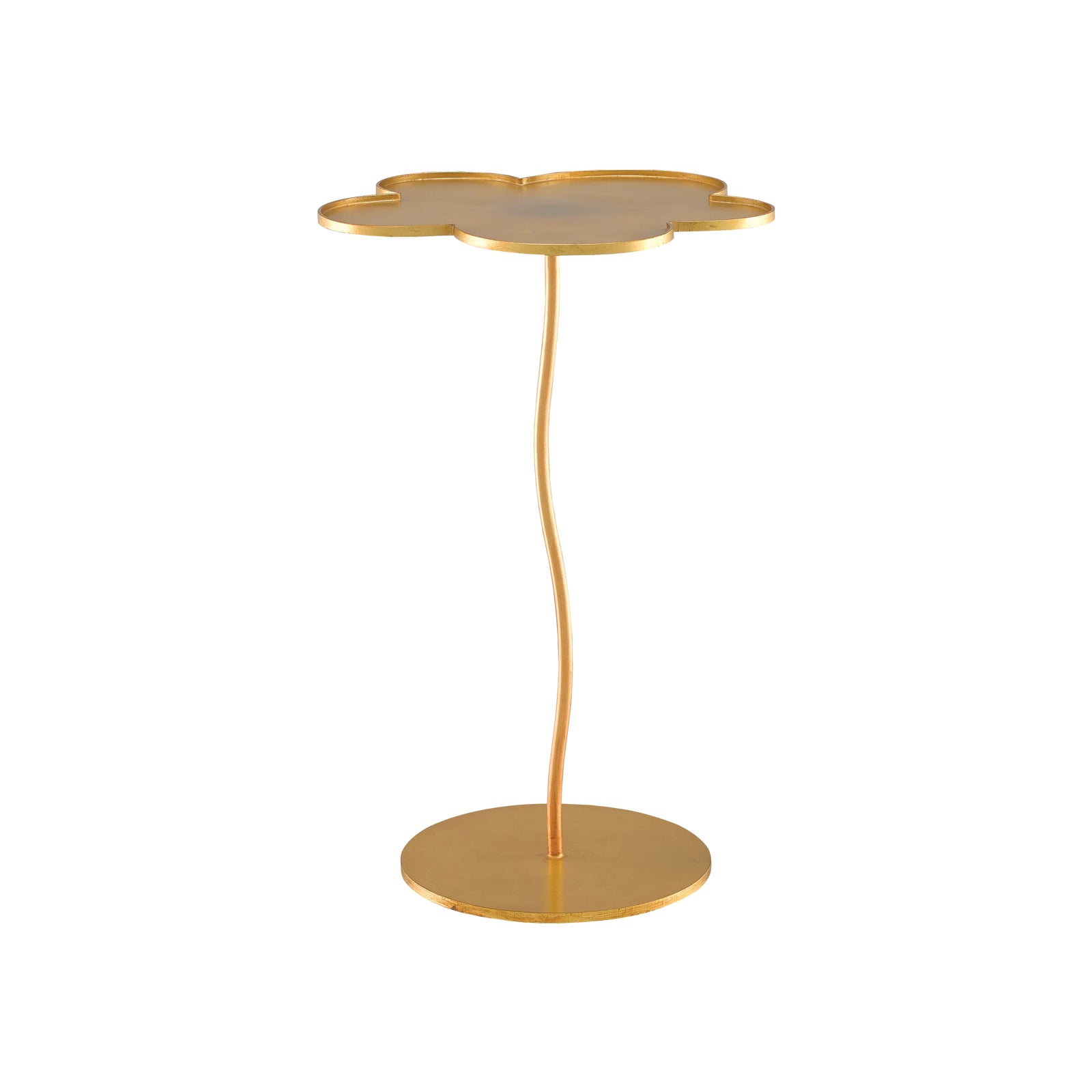 Decorative cloud-shaped gold magnifier desk