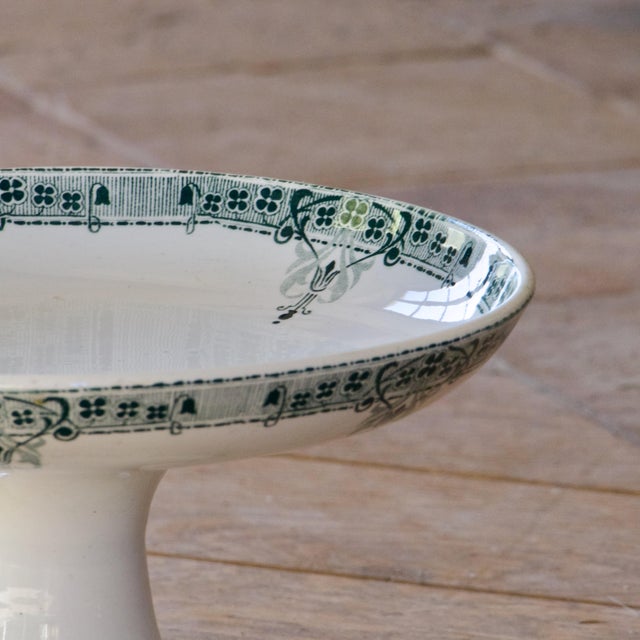 Late 19th Century French Fruit Bowl from Sarreguemines Verdun, 1885 For Sale - Image 5 of 9