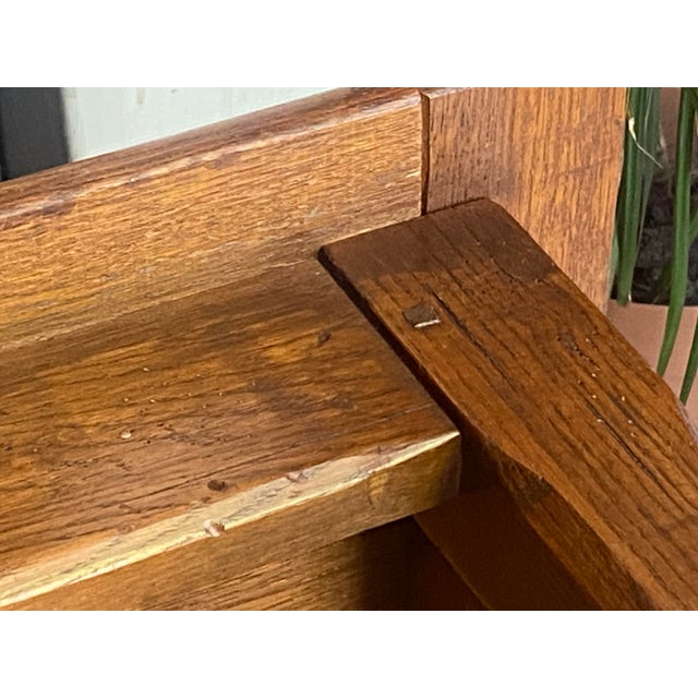 Vintage Rustic Farmhouse Coffee Table in Oak, 1950 For Sale - Image 4 of 18