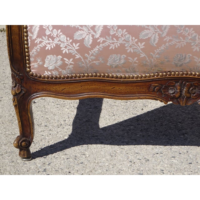 Brown Louis XV Beech Sofa Bed, 1930s For Sale - Image 8 of 18