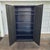 Mid 20th Century Mid 20th Century WWII-Era Dark Olive-Green General Fireproofing Company All steel Supply Cabinet W/ Brass Hardware For Sale - Image 5 of 12