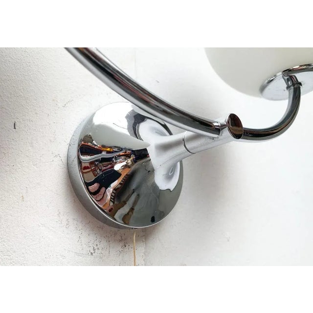 Mid-Century Swiss Space Age Sconce by E.R. Nele for Temde, 1960s For Sale - Image 9 of 18