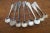 Antique Assorted Twisted Sterling Silver Salt Mustard Spoons 25g- Set of 8 For Sale - Image 4 of 12