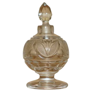 Antique Glass Crystal Collectable Dressing Table Perfume Bottle, 1920
