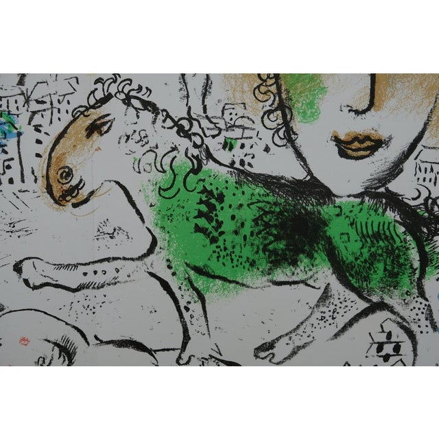 Marc Chagall, Cheval vert, Lithograph For Sale - Image 5 of 8