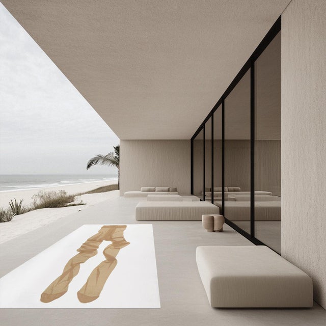 Contemporary Ladies Tights Rug by Katerina Jebb for Henzel Studio For Sale - Image 3 of 3