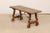 Antique Spanish Wooden Coffee Table with Carved Lyre-Legs and Iron Stretchers For Sale In Atlanta - Image 6 of 13