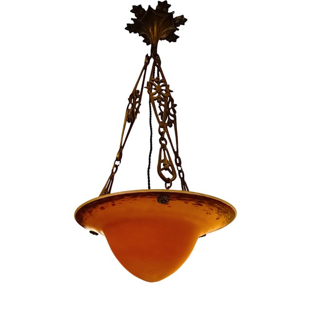 Art Nouveau Pendant Lamp, 1890s For Sale