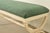 Wood Baker Furniture Style Neoclassical Cream Lacquered Curule Window Bench For Sale - Image 7 of 11