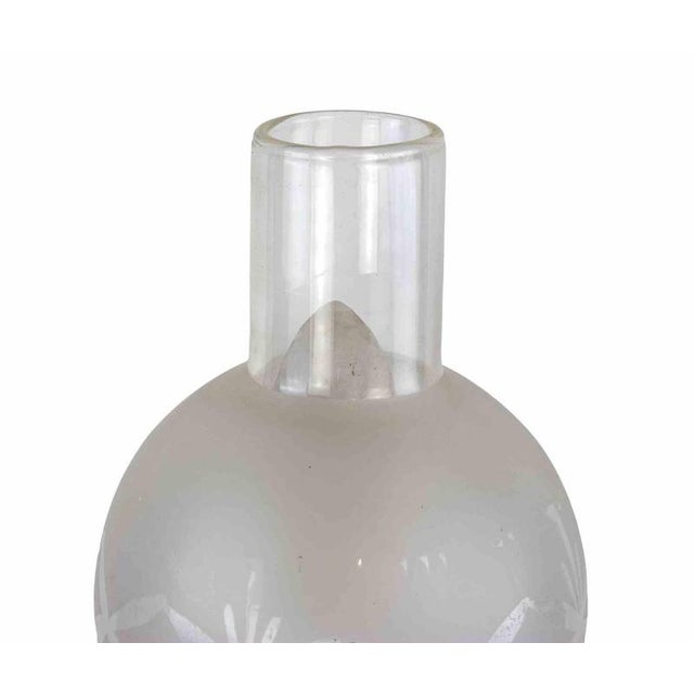 Vintage Table Lamp is an original design lamp realized in Early 20th Century. Metal and Glass Table Lamp Rewired for 220v....