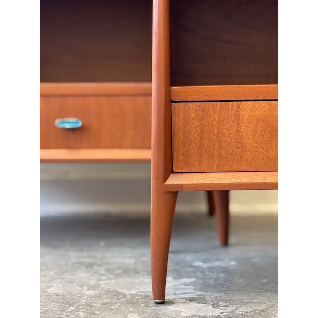 Teal Vintage Pair of Mt. Airy Nightstands by Raymond Sobota For Sale - Image 8 of 15