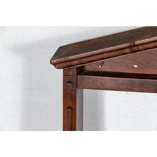 Transitional Vintage Wooden Wall Mounted Plate Racks—A Pair For Sale - Image 3 of 9