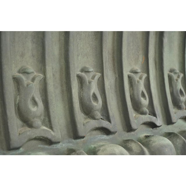 Traditional Antique Architectural Copper Cornice Wall Art For Sale - Image 3 of 7