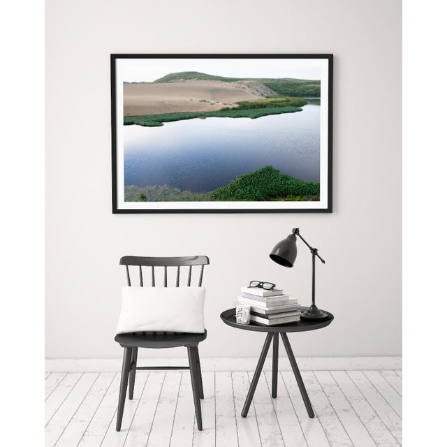 Contemporary Minimalist Coastal Landscape, 'Abbotts Lagoon' Photography Print, Point Reyes California, Large 54 X 36" Fine Art Photograph For Sale - Image 4 of 7