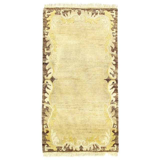 Hand Knotted Tibetan Rug 3' X 5'11'' For Sale - Image 4 of 4