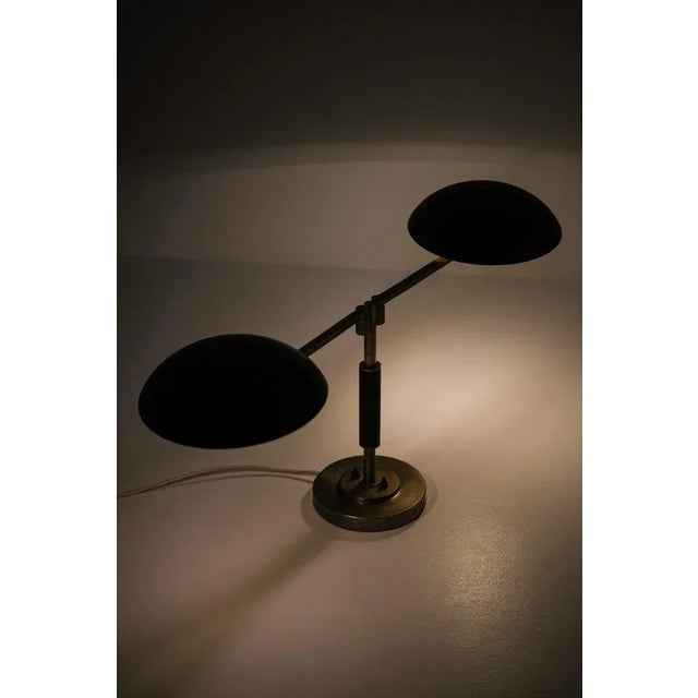 Model 15144 Double Table Lamp from Harald Notini, 1930s For Sale - Image 3 of 9