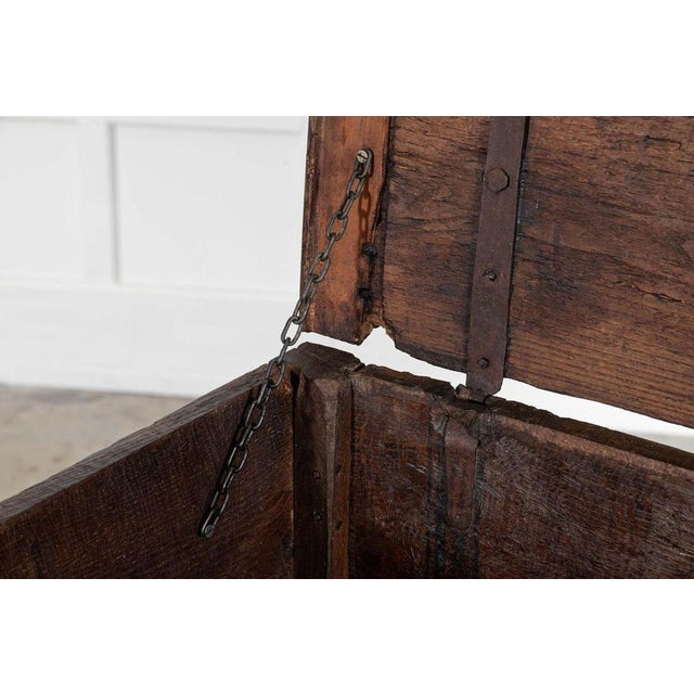 Large French Fruitwood Coffer, 1870s For Sale - Image 11 of 16