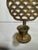 Pair of Vintage Brass Pineapple Wall Candle Sconces For Sale In Los Angeles - Image 6 of 9
