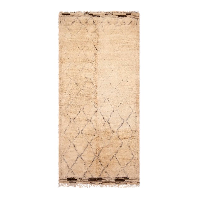 Nazmiyal Collection Vintage Shag Moroccan Rug For Sale