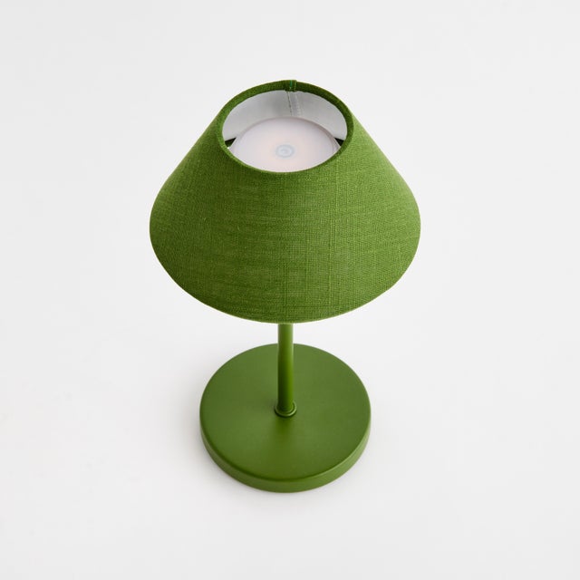 Contemporary Alluna Cordless Led Lamp 10" - Dark Green For Sale - Image 3 of 8