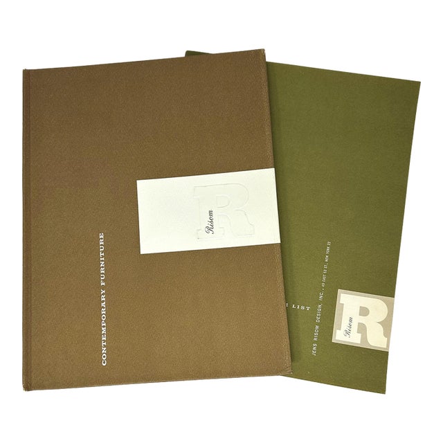 Jens Risom "The Answer Is Risom" 1955 Book With 1960 Price List & Original Mailing Sleeve For Sale