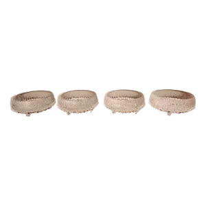 Vintage Iittala Ultima Thule 3 Toed Round Dessert Fruit Bowls, Finland- Set of 4