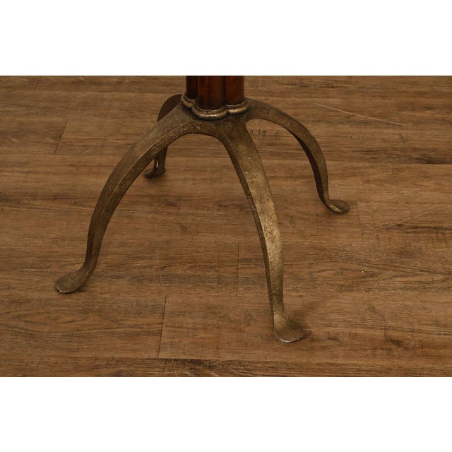 Theodore Alexander Pair Of Round L'Usine Bistro Accent Tables For Sale - Image 9 of 18