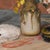 Angelina-Marie-Eugénie Drumaux, Art Deco Still Life with Flower Vase, 20th Century, Oil on Canvas, Framed For Sale - Image 7 of 12