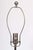 1960s Tall Maurizio Tempestini Chrome & Travertine "Geometric" Table Lamp For Sale - Image 12 of 13