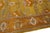 Taupe Vintage Arts and Crafts Style Golden Ochre Wool Rug With Stylized Floral Motif For Sale - Image 8 of 11