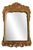 Vintage Art Nouveau Gold Mirror by L.F. Reeker, 1920s For Sale