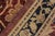 Brick Red Ziegler 1990's Dark Red/Blue Wool Runner Rug- 3'1'' X 11'10'' For Sale - Image 8 of 10