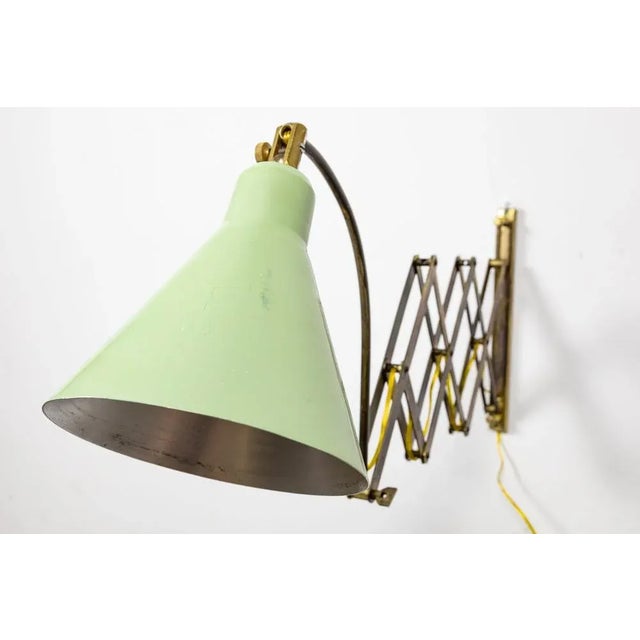 Metal Italian Wall Lamps, 1950s, Set of 2 For Sale - Image 7 of 10
