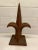 Traditional Vintage Heavy Cast Iron Fleur-De-Lis Door Stop / Book End / Decorative Piece For Sale - Image 3 of 6