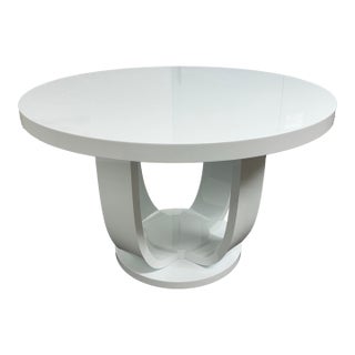 Custom Design Silky Smooth Lacquered Entry Way Table For Sale
