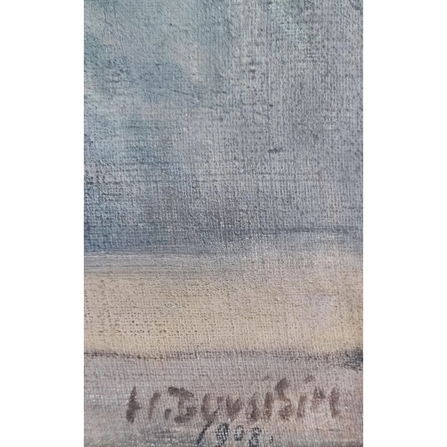 Modern Henri Duvoisin, Dame à sa toilette, 1908, Oil on Canvas, Framed For Sale - Image 3 of 10