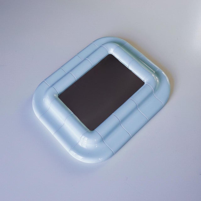 Blue Lolita Mirror in Ice Blue by Tilecito For Sale - Image 8 of 9