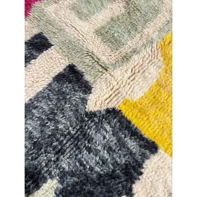 Larg Moroccan Berber Rug M'rirt Carpet For Sale - Image 6 of 10