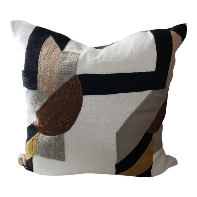 Pierre Frey Cosma Argento Oro Fabric Pillow Cover For Sale