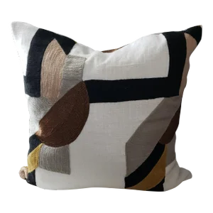 Pierre Frey Cosma Argento Oro Fabric Pillow Cover